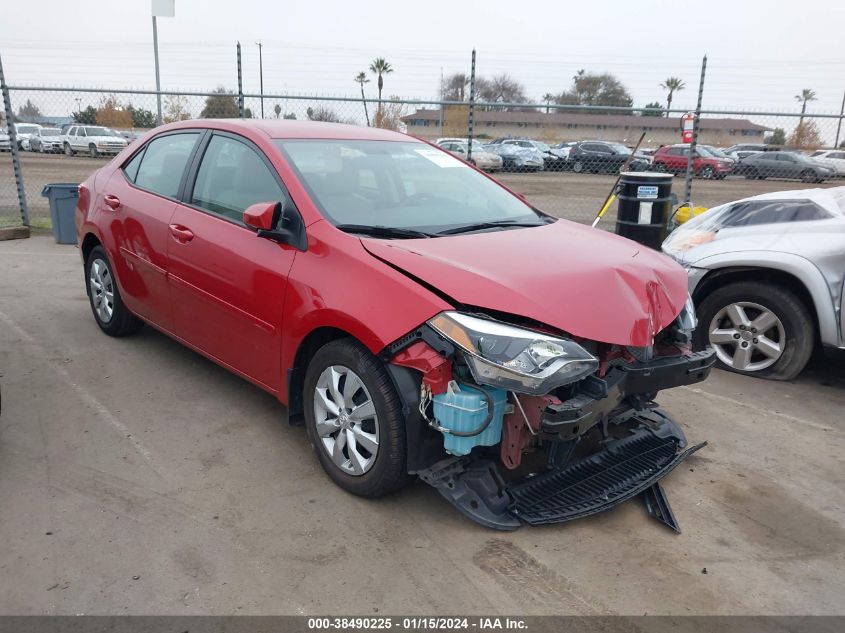 2015 TOYOTA COROLLA LE - 5YFBURHE4FP237669