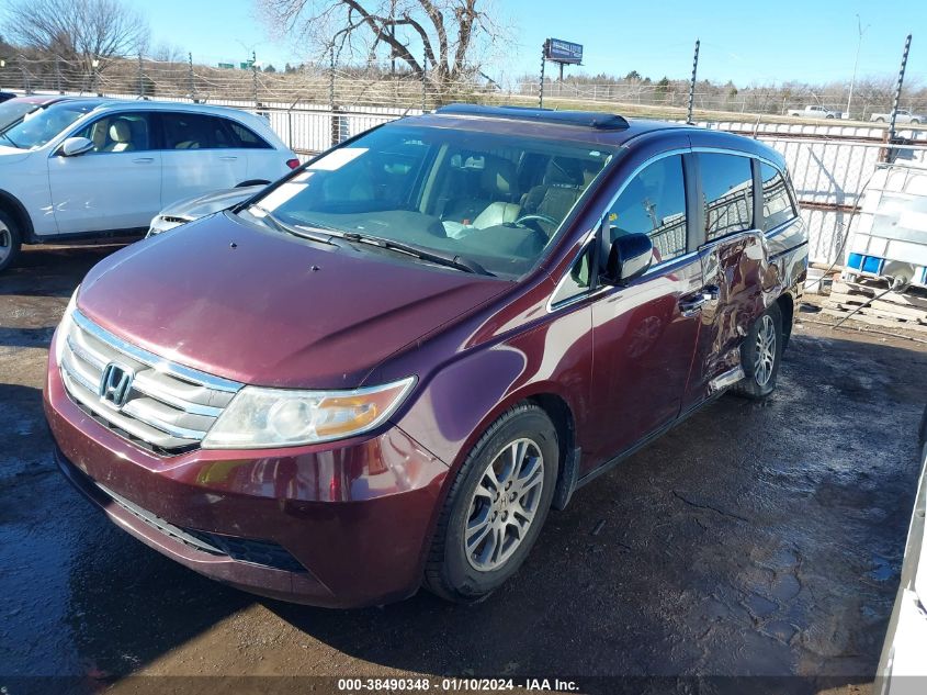 2013 HONDA ODYSSEY EX-L - 5FNRL5H68DB011453