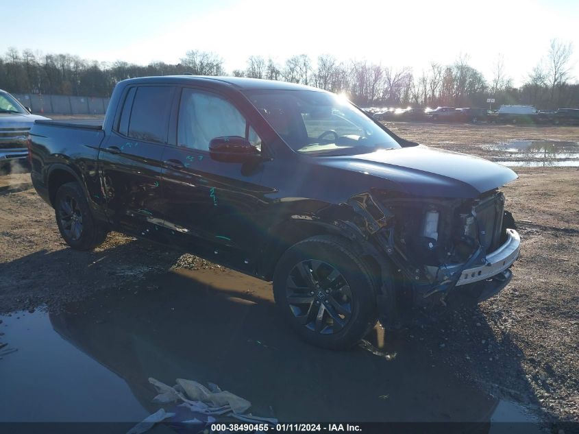 2021 HONDA RIDGELINE AWD SPORT - 5FPYK3F1XMB013593