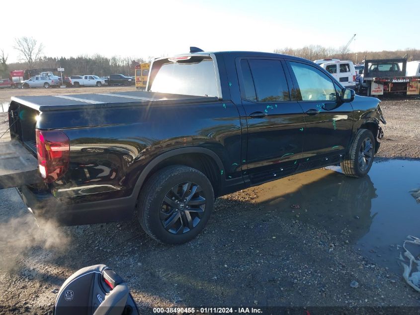 2021 HONDA RIDGELINE AWD SPORT 5FPYK3F1XMB013593