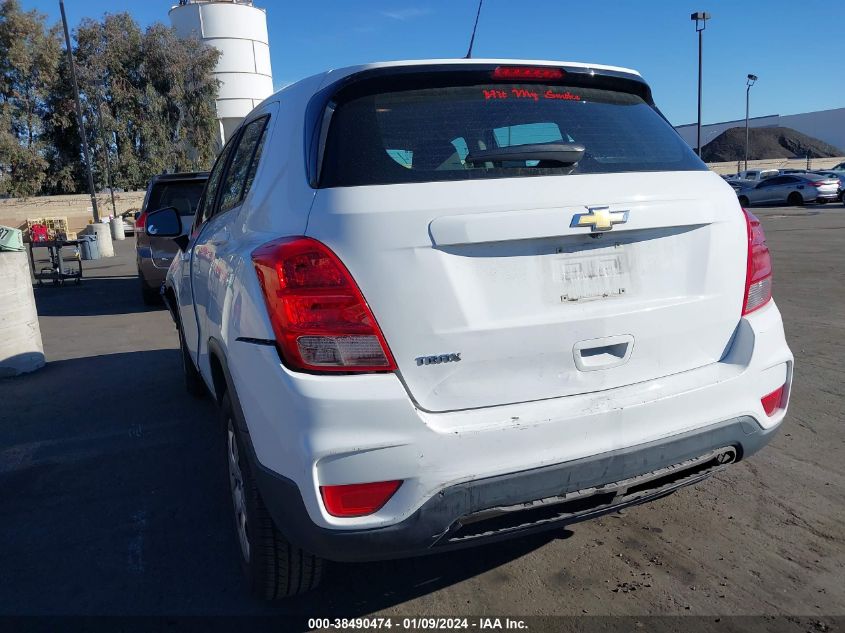 2018 CHEVROLET TRAX LS - KL7CJKSBXJB535134