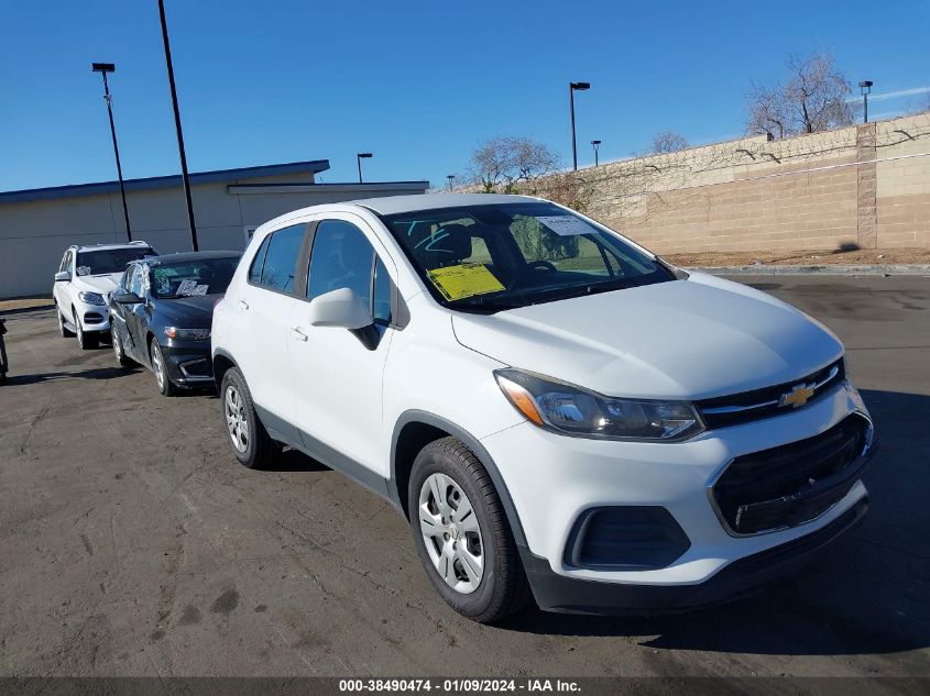 2018 CHEVROLET TRAX LS - KL7CJKSBXJB535134