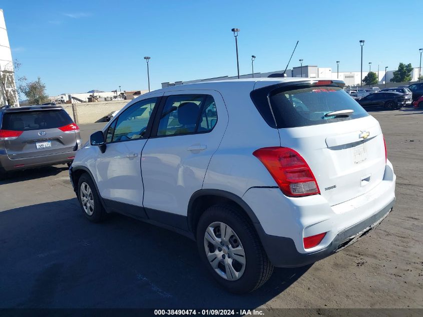 2018 CHEVROLET TRAX LS - KL7CJKSBXJB535134