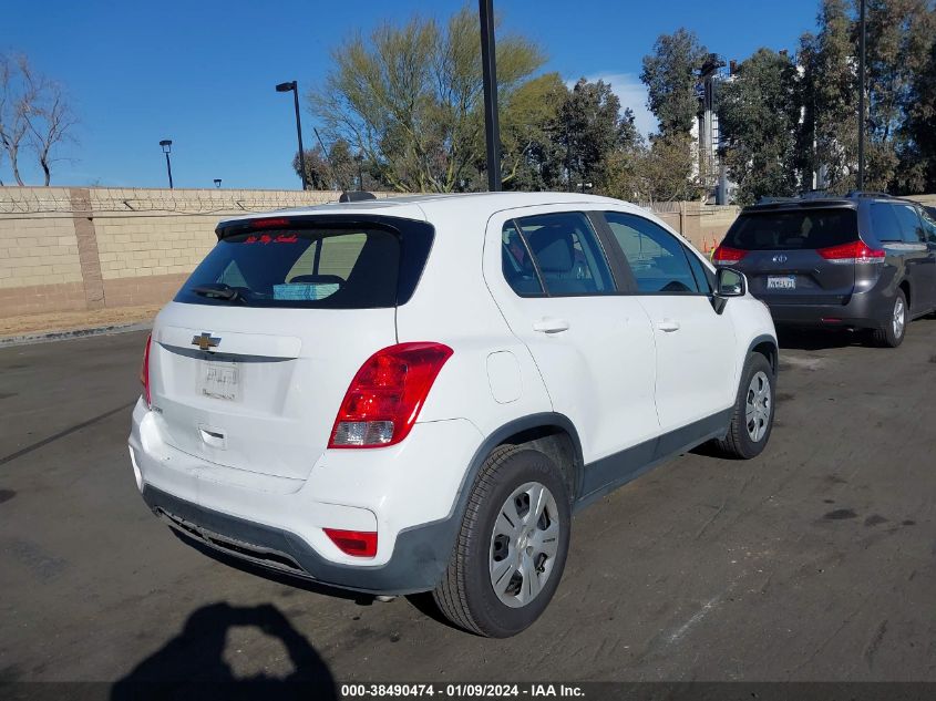 2018 CHEVROLET TRAX LS - KL7CJKSBXJB535134