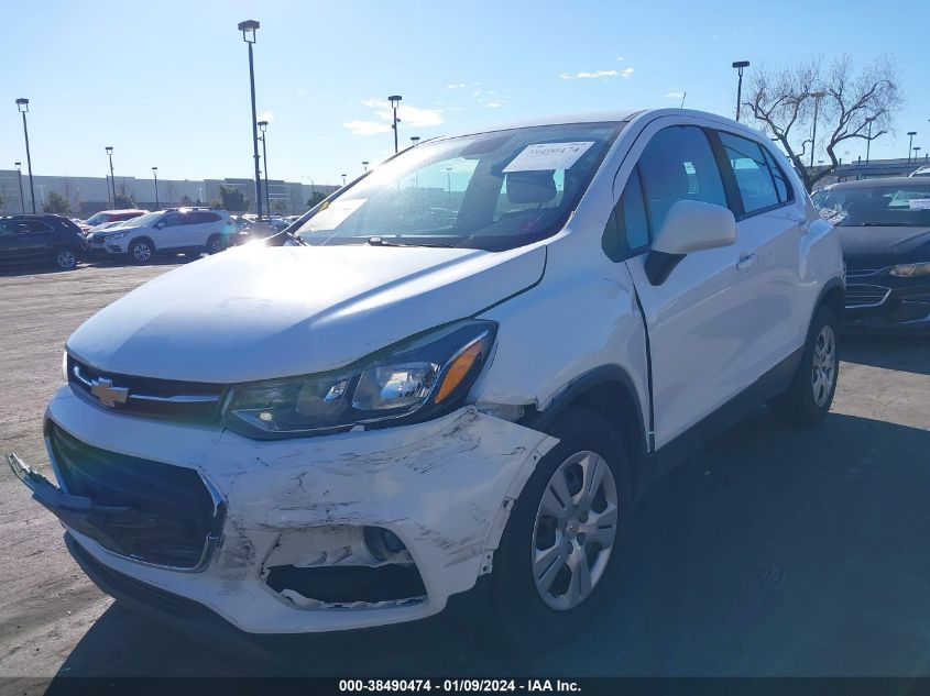 2018 CHEVROLET TRAX LS - KL7CJKSBXJB535134
