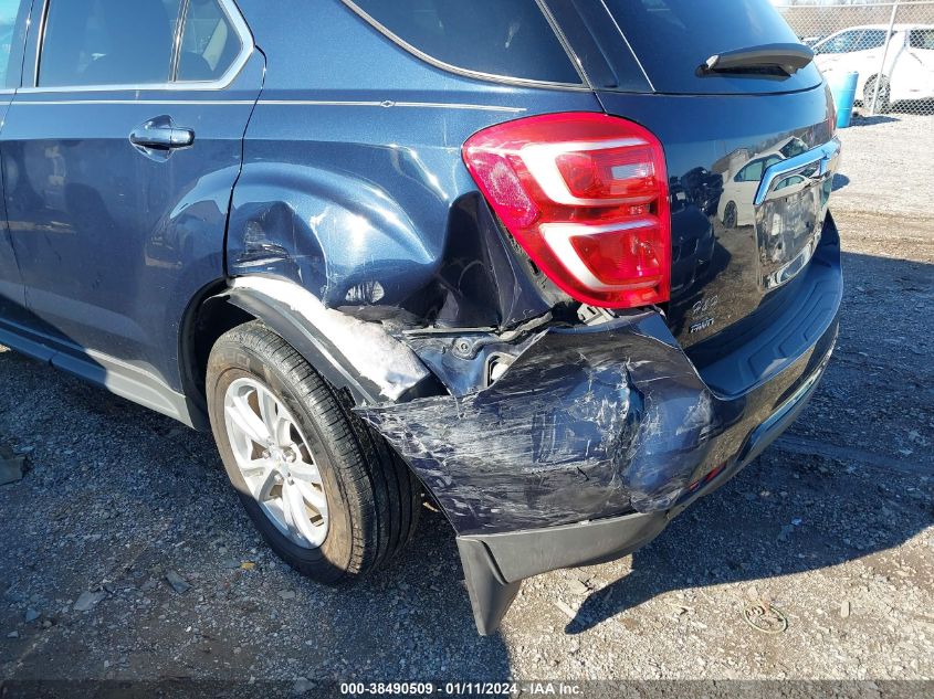 2016 CHEVROLET EQUINOX LT - 2GNFLFEK3G6260884