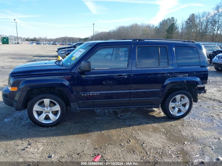 2014 JEEP PATRIOT LATITUDE - 1C4NJPFA1ED553087
