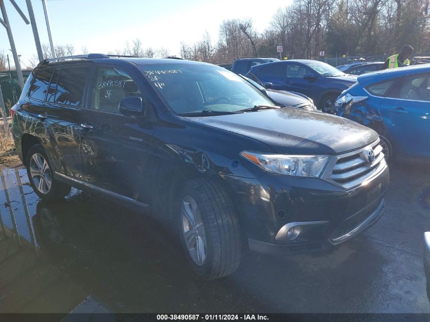 2013 TOYOTA HIGHLANDER LIMITED - 5TDDK3EH4DS246970