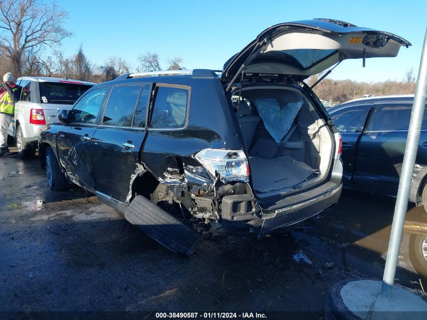 2013 TOYOTA HIGHLANDER LIMITED - 5TDDK3EH4DS246970