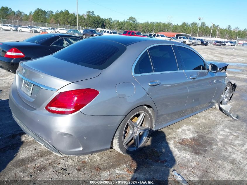2015 MERCEDES-BENZ C 400 4MATIC - 55SWF6GB5FU004315