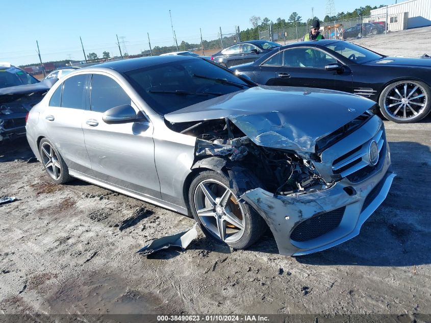 2015 MERCEDES-BENZ C 400 4MATIC - 55SWF6GB5FU004315
