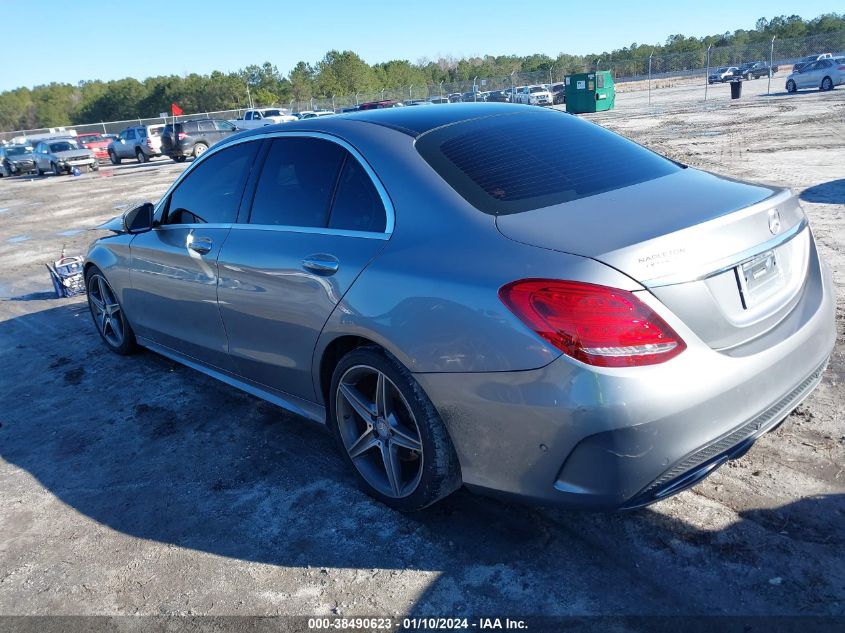 2015 MERCEDES-BENZ C 400 4MATIC - 55SWF6GB5FU004315