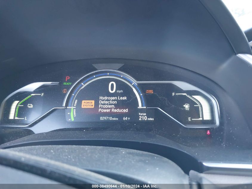 2021 HONDA CLARITY FUEL CELL CLARITY JHMZC4F81MC000191