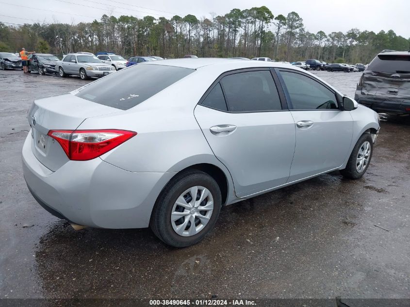 2014 TOYOTA COROLLA L/LE/LE PLS/PRM/S/S PLS - 2T1BURHE9EC202155