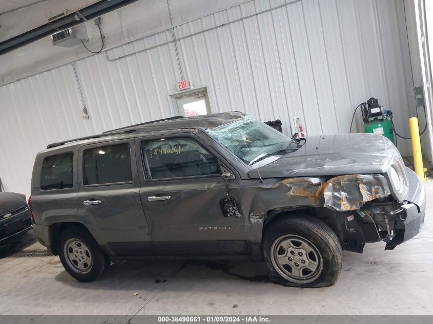 2014 JEEP PATRIOT SPORT - 1C4NJPBA3ED552707