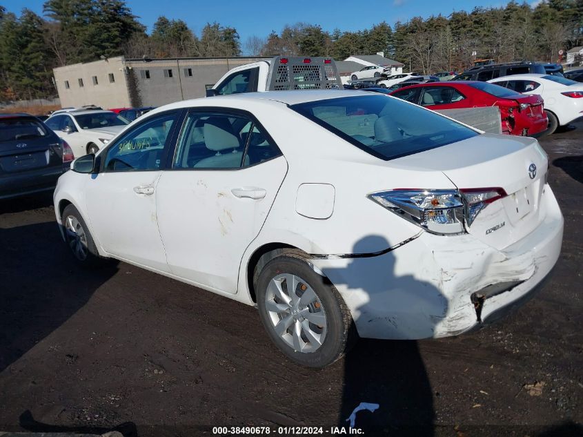 2016 TOYOTA COROLLA LE - 5YFBURHE0GP494068