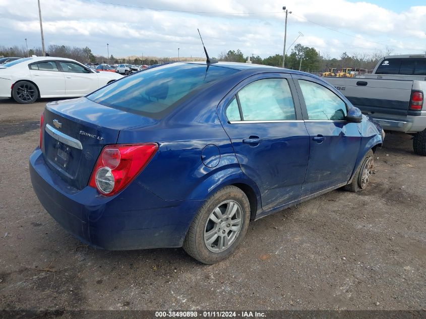 2014 CHEVROLET SONIC LT AUTO - 1G1JC5SH4E4227728