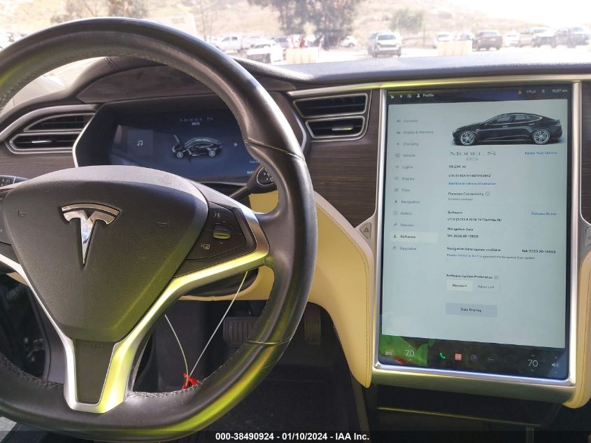 2014 TESLA MODEL S - 5YJSA1H14EFP43942