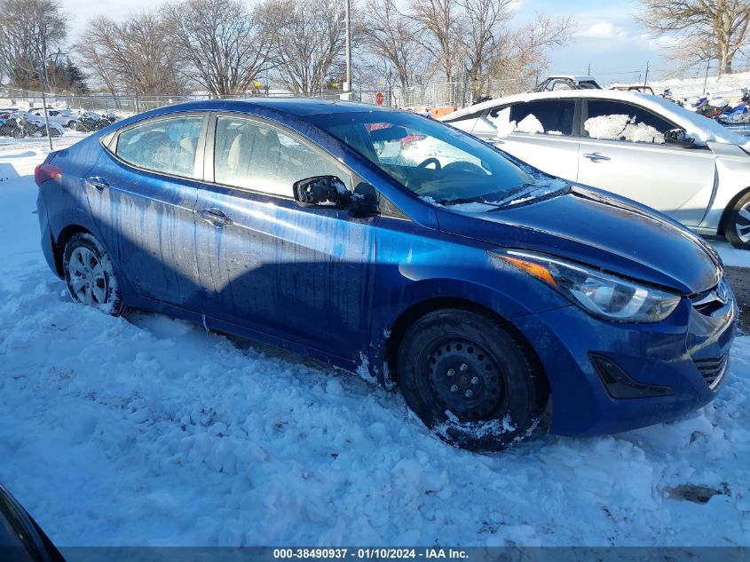 2016 HYUNDAI ELANTRA SE - 5NPDH4AE5GH791473