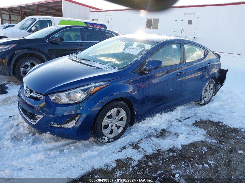 2016 HYUNDAI ELANTRA SE - 5NPDH4AE5GH791473