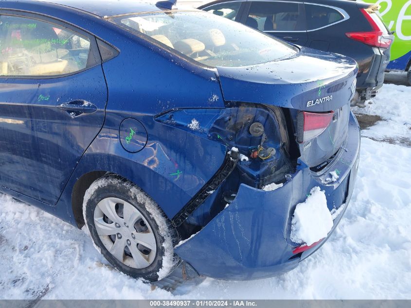 2016 HYUNDAI ELANTRA SE - 5NPDH4AE5GH791473