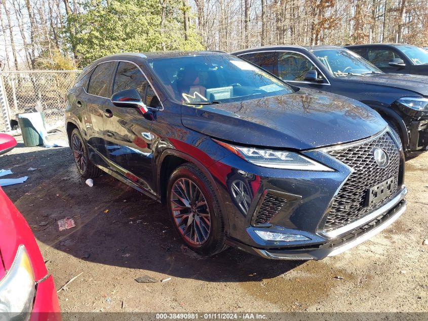 2021 LEXUS RX 350 F SPORT HANDLING - 2T2YZMDA5MC302989