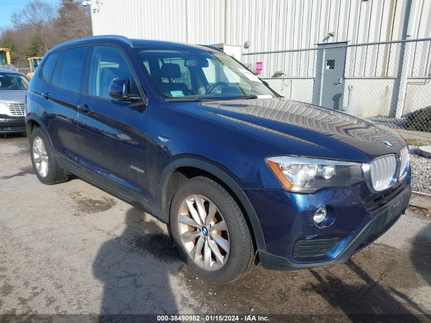 2015 BMW X3 XDRIVE28I - 5UXWX9C57F0D59745