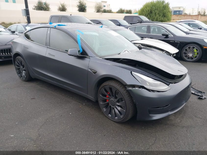 2022 TESLA MODEL 3 - 5YJ3E1ECXNF326226