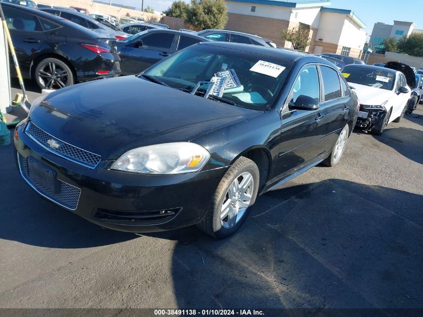 2013 CHEVROLET IMPALA LT - 2G1WG5E34D1137368