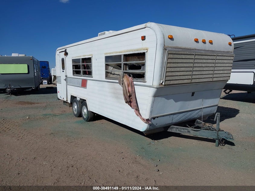 1973 HOLIDAY RAMBLER TRAVEL TRAILER