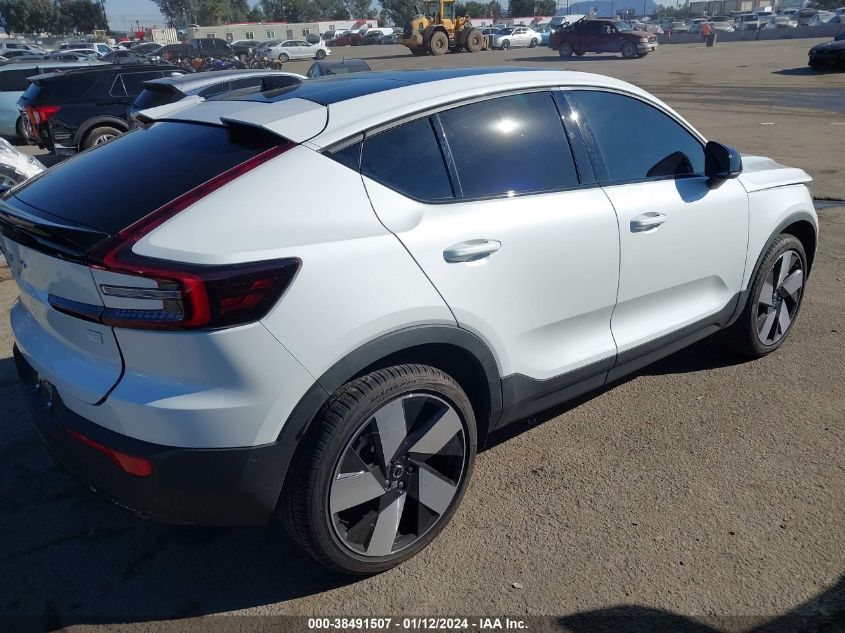 2023 VOLVO C40 RECHARGE PURE ELECTRIC TWIN PLUS - YV4ED3GL6P2064308