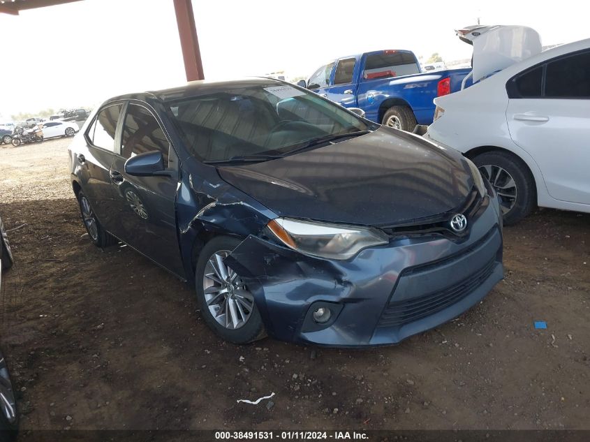 2014 TOYOTA COROLLA L/LE/LE PLS/PRM/S/S PLS - 2T1BURHE8EC058565