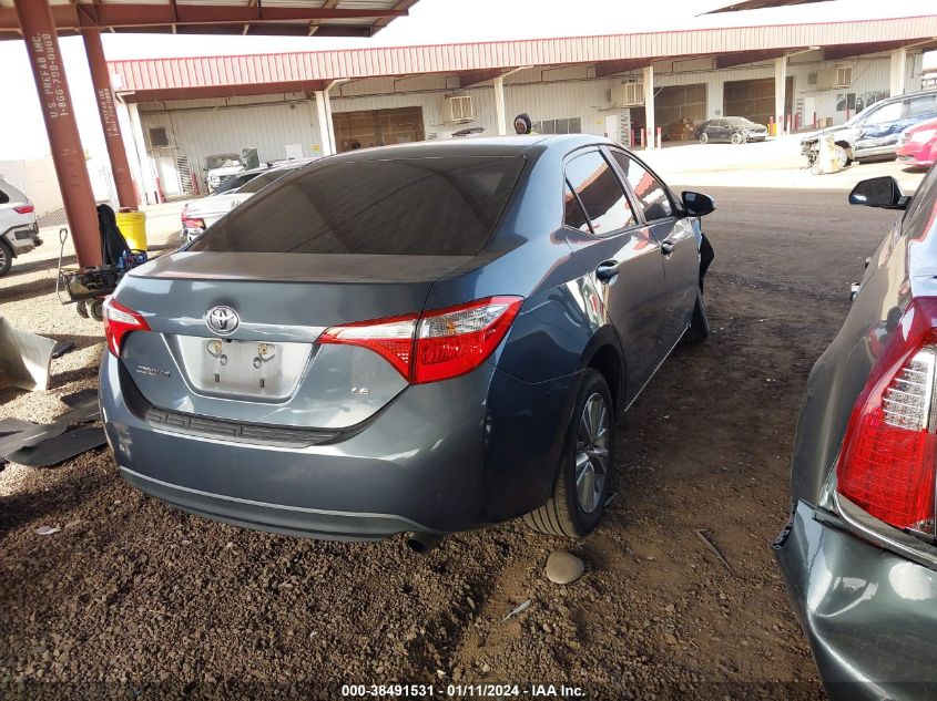 2014 TOYOTA COROLLA L/LE/LE PLS/PRM/S/S PLS - 2T1BURHE8EC058565