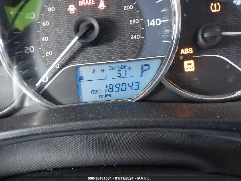 2014 TOYOTA COROLLA L/LE/LE PLS/PRM/S/S PLS - 2T1BURHE8EC058565