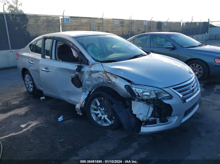 2015 NISSAN SENTRA S/SV/SR/SL - 3N1AB7AP0FL664266