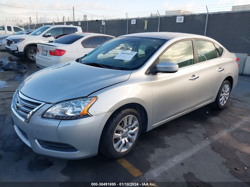 2015 NISSAN SENTRA S/SV/SR/SL - 3N1AB7AP0FL664266