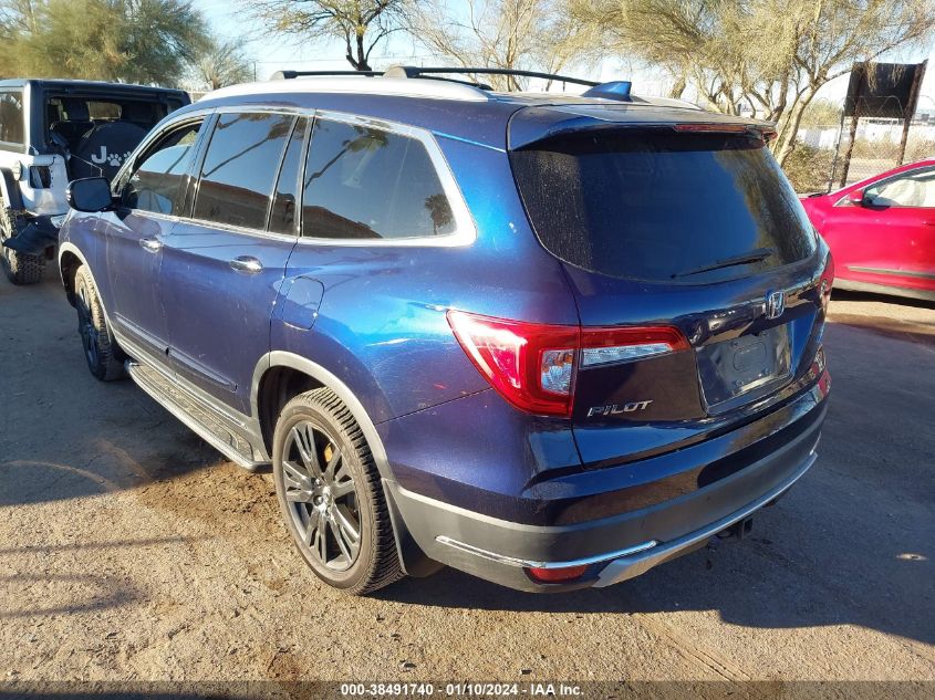 2019 HONDA PILOT ELITE - 5FNYF6H03KB072615