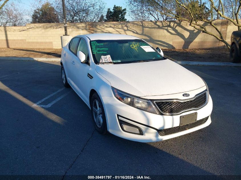 2015 KIA OPTIMA LX - 5XXGM4A72FG440329