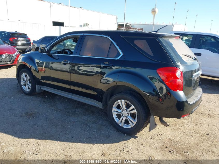 2013 CHEVROLET EQUINOX LS - 2GNALBEK6D6167341