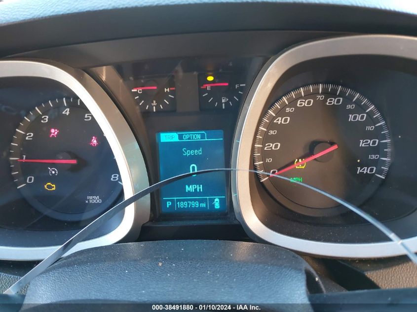 2013 CHEVROLET EQUINOX LS - 2GNALBEK6D6167341