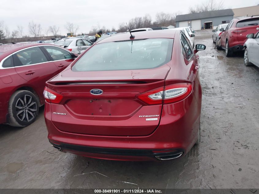 2013 FORD FUSION TITANIUM - 3FA6P0K95DR200563