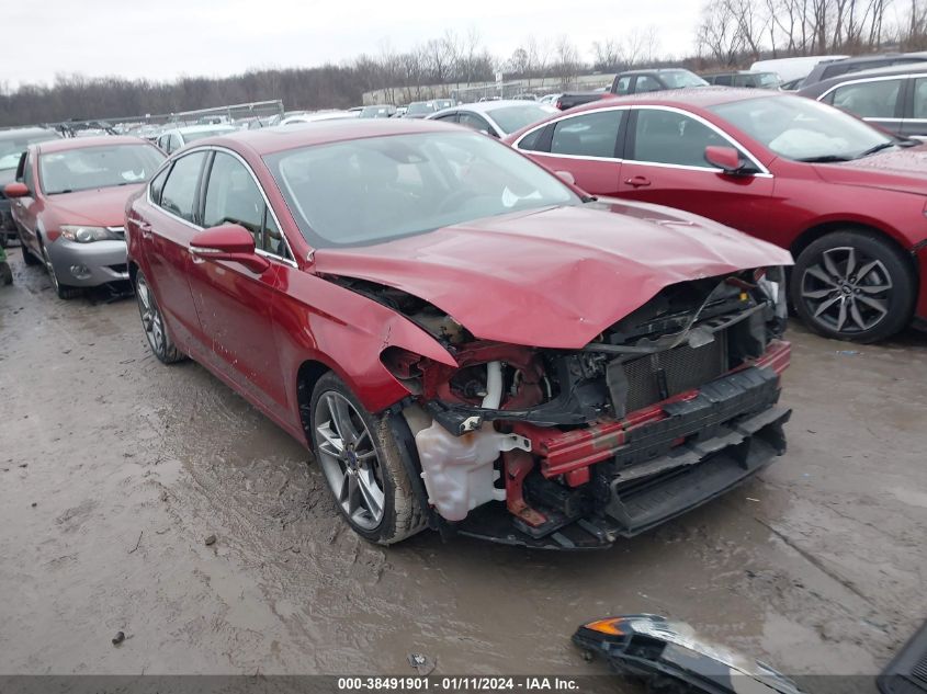 2013 FORD FUSION TITANIUM - 3FA6P0K95DR200563