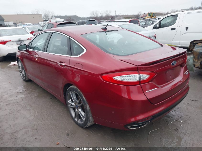 2013 FORD FUSION TITANIUM - 3FA6P0K95DR200563