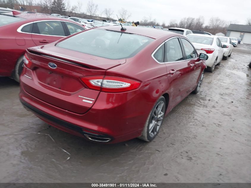 2013 FORD FUSION TITANIUM - 3FA6P0K95DR200563