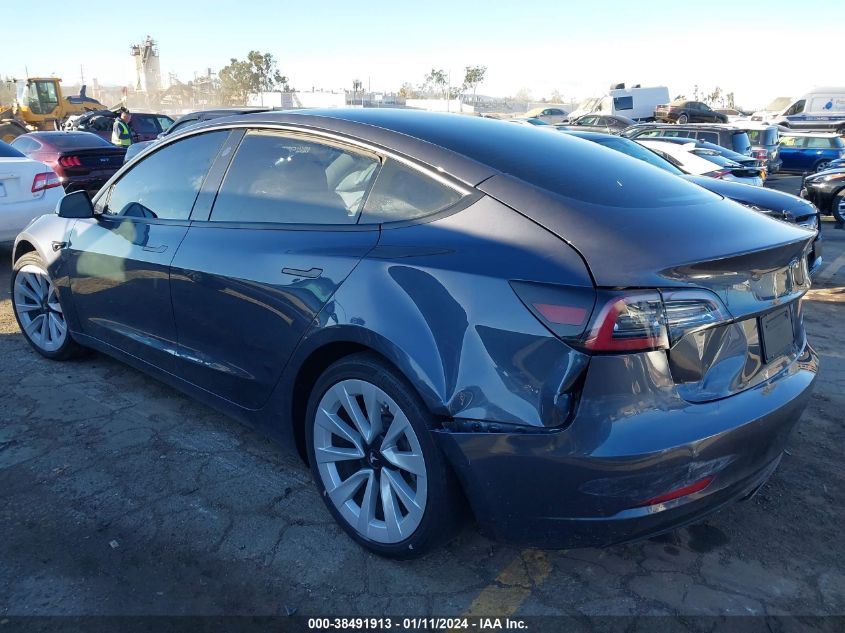 2022 TESLA MODEL 3 LONG RANGE DUAL MOTOR ALL-WHEEL DRIVE - 5YJ3E1EB7NF272083
