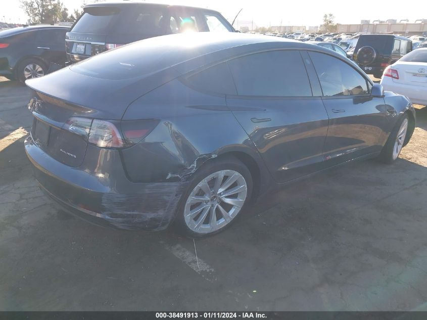 2022 TESLA MODEL 3 LONG RANGE DUAL MOTOR ALL-WHEEL DRIVE - 5YJ3E1EB7NF272083
