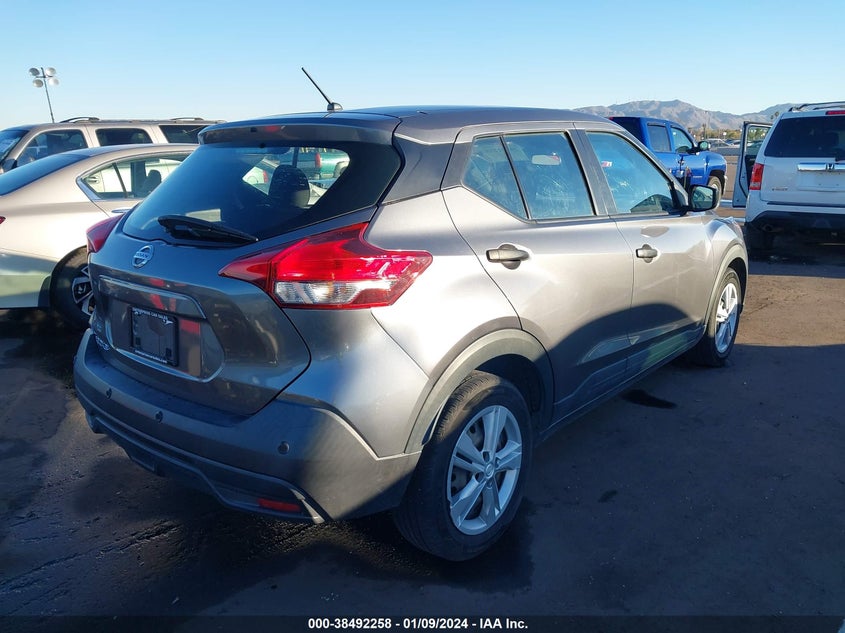 VIN 3N1CP5BV9LL496201 2020 NISSAN KICKS S XTRONIC CVT