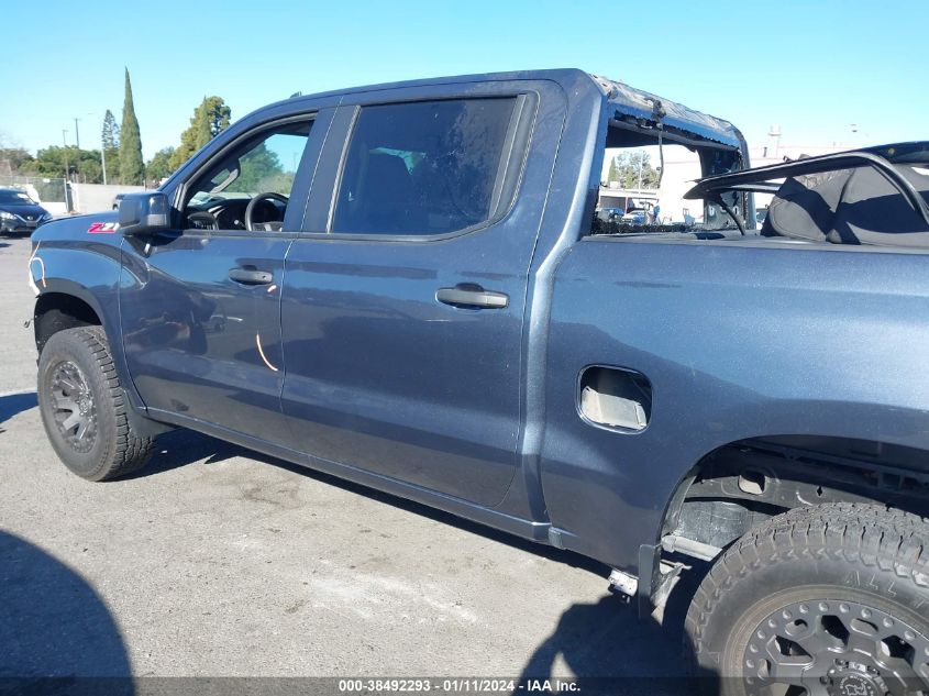 2021 CHEVROLET SILVERADO 1500 4WD  SHORT BED CUSTOM TRAIL BOSS - 1GCPYCEF4MZ198671