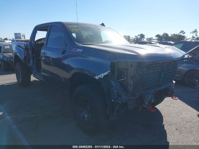 2021 CHEVROLET SILVERADO 1500 4WD  SHORT BED CUSTOM TRAIL BOSS - 1GCPYCEF4MZ198671