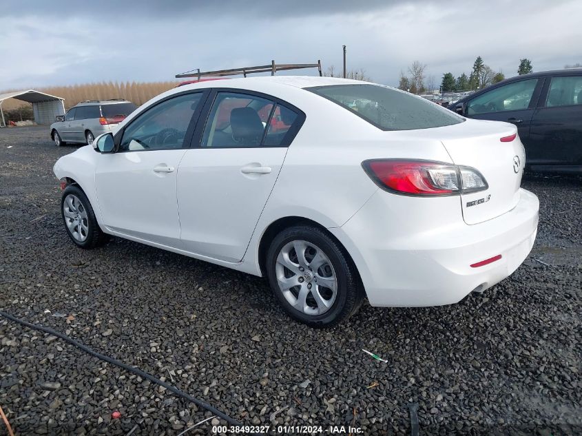 2013 MAZDA MAZDA3 I SV - JM1BL1TF6D1724345